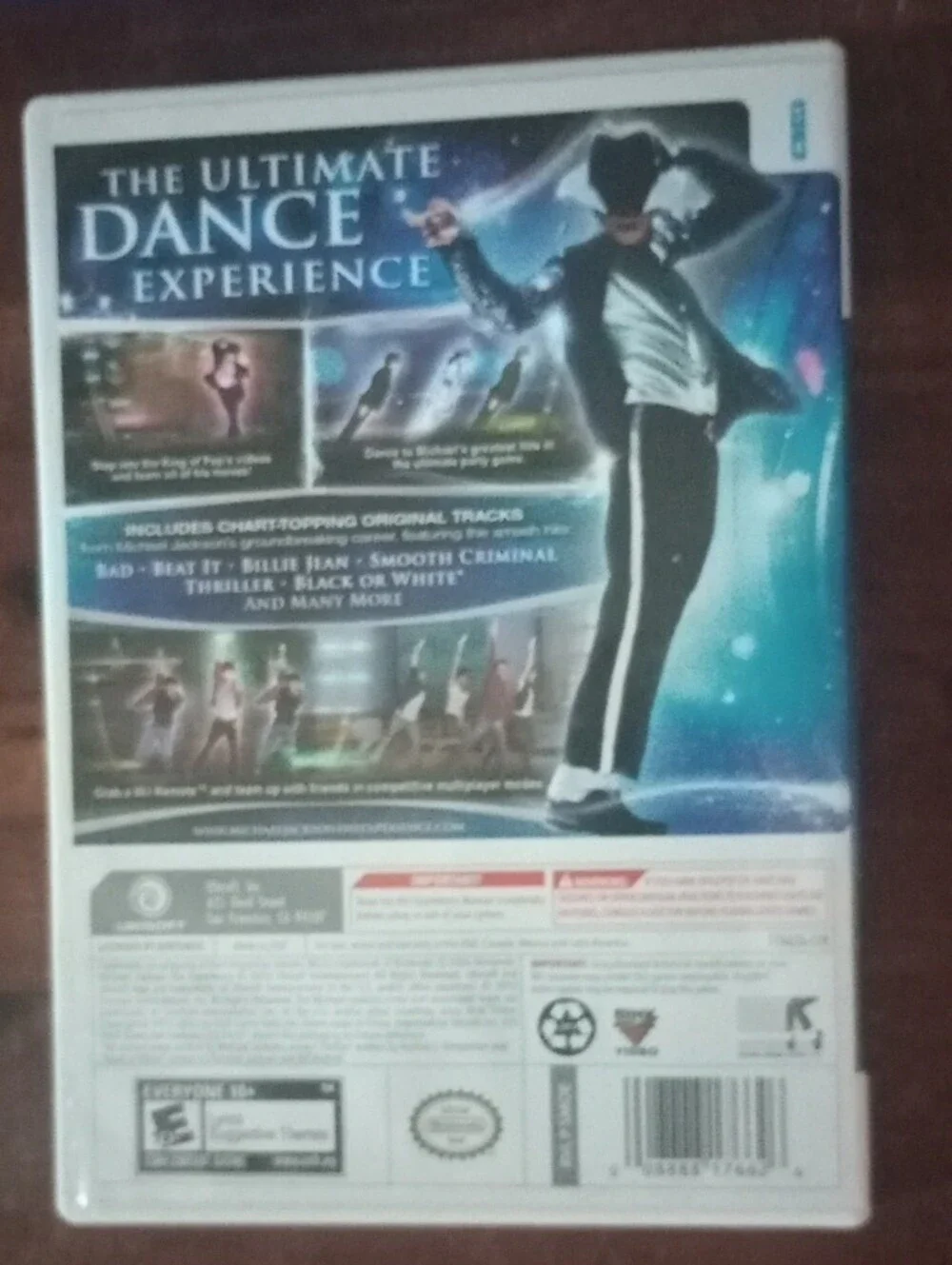 Michael Jackson: The Experience (Wii) Video Game - Complete With Glove.